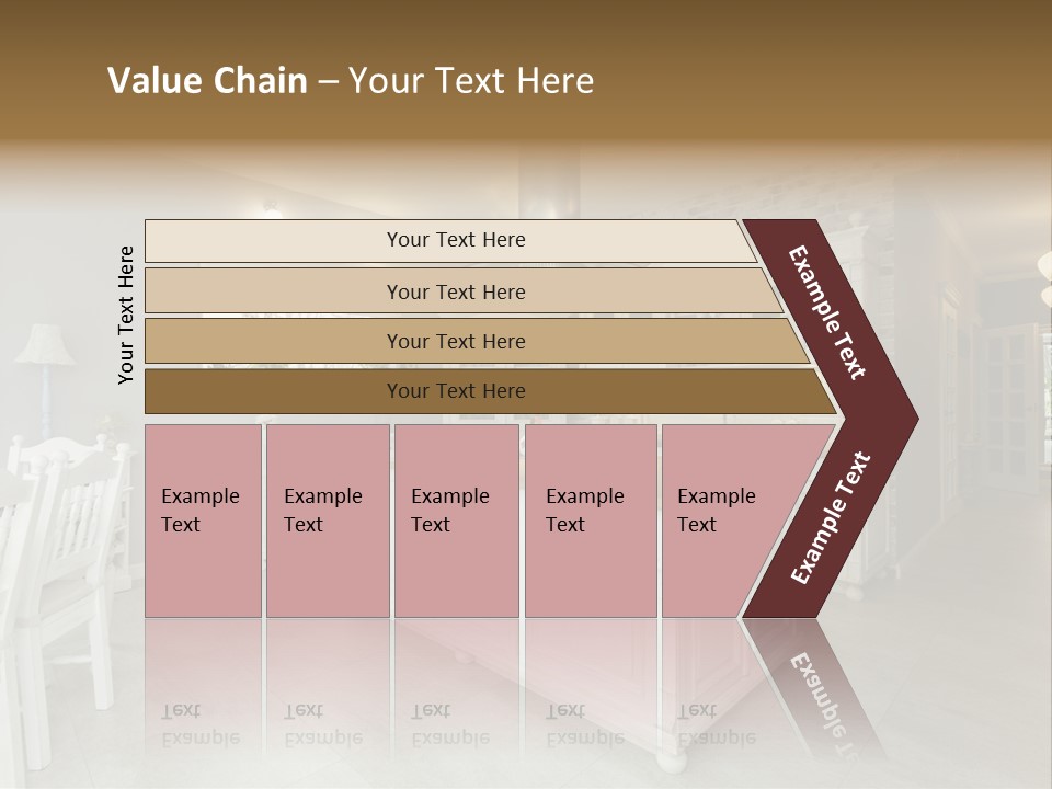 New Table Corridor PowerPoint Template
