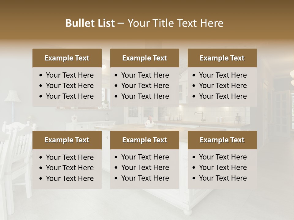New Table Corridor PowerPoint Template