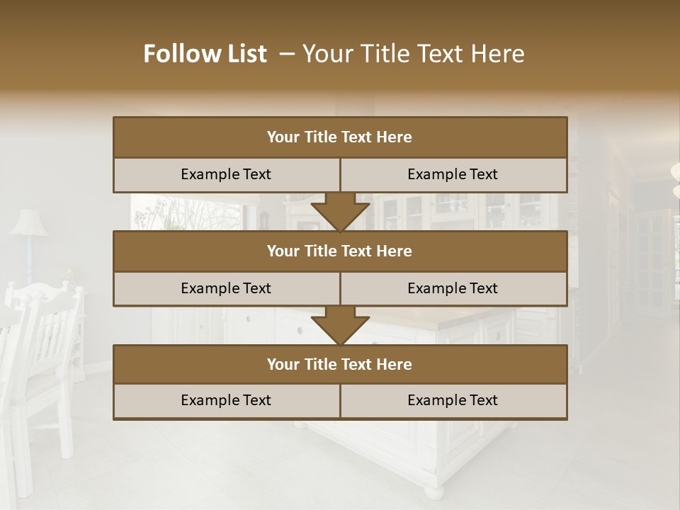 New Table Corridor PowerPoint Template