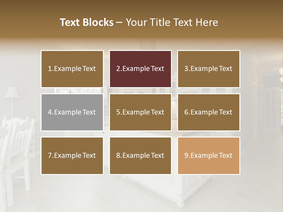 New Table Corridor PowerPoint Template