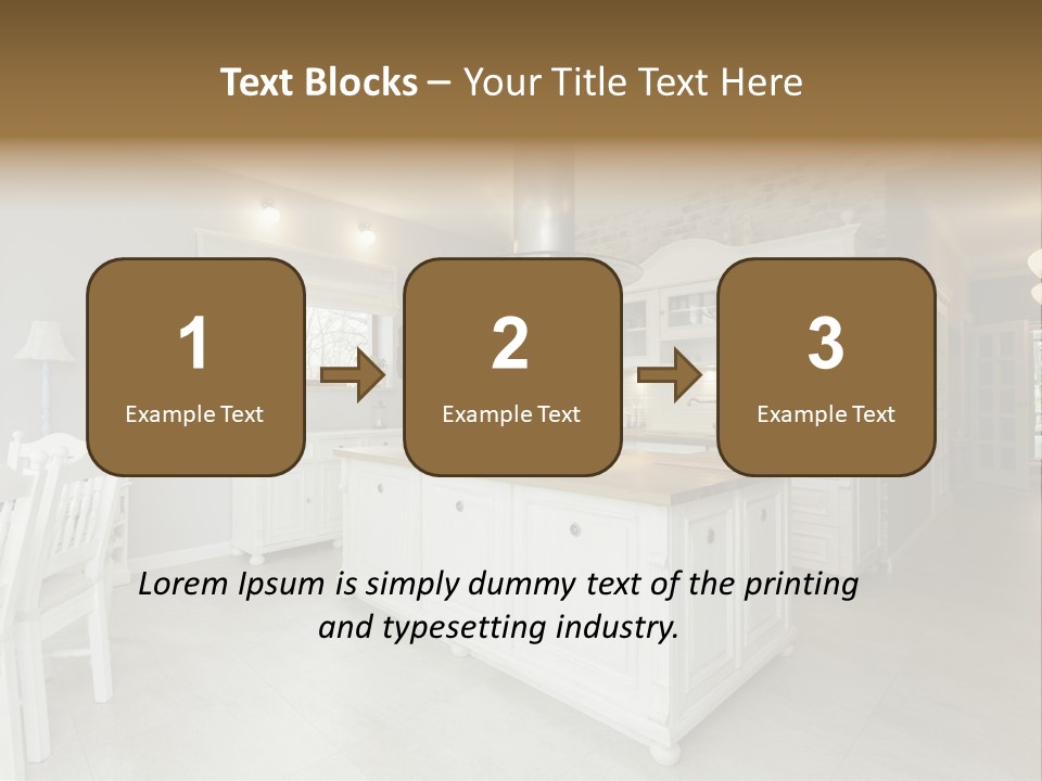 New Table Corridor PowerPoint Template