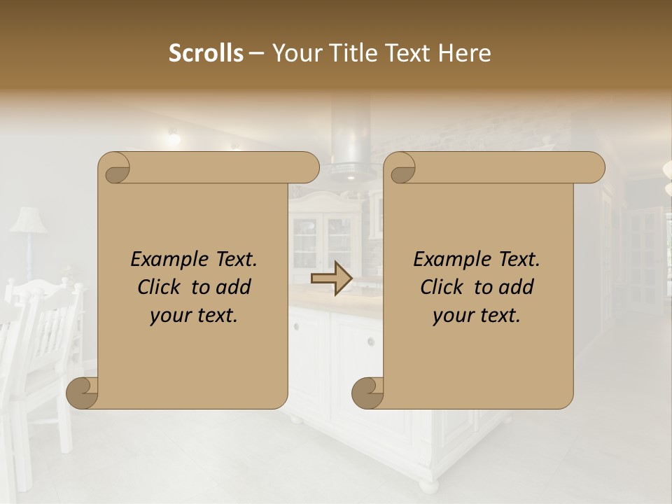 New Table Corridor PowerPoint Template