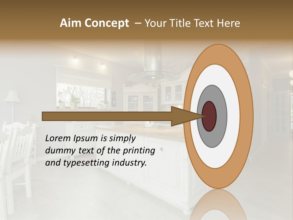 New Table Corridor PowerPoint Template