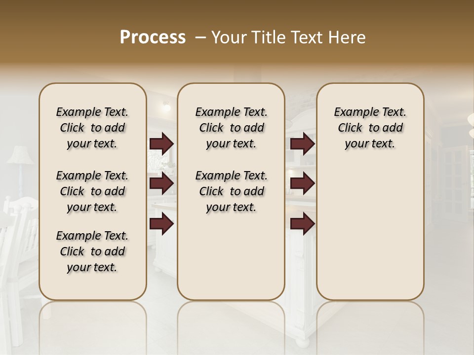 New Table Corridor PowerPoint Template