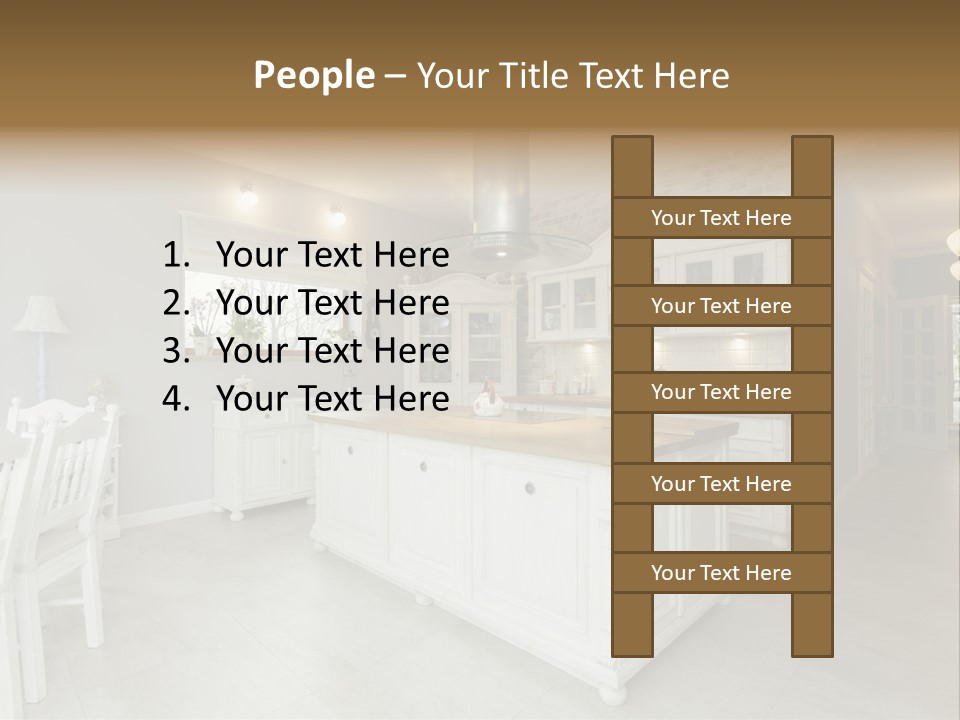 New Table Corridor PowerPoint Template