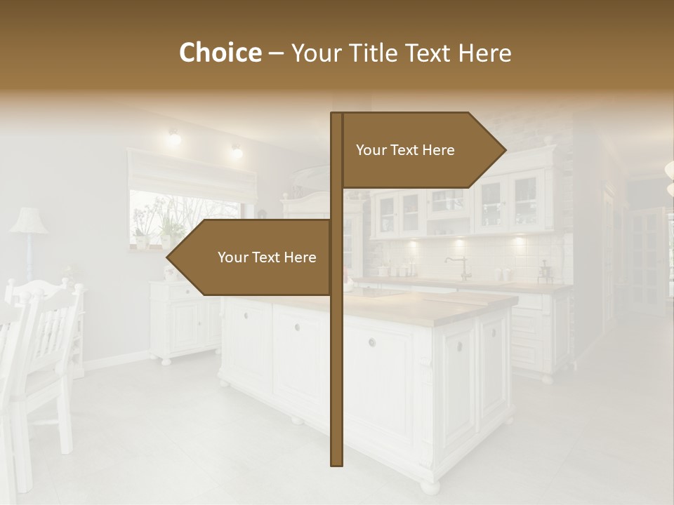New Table Corridor PowerPoint Template