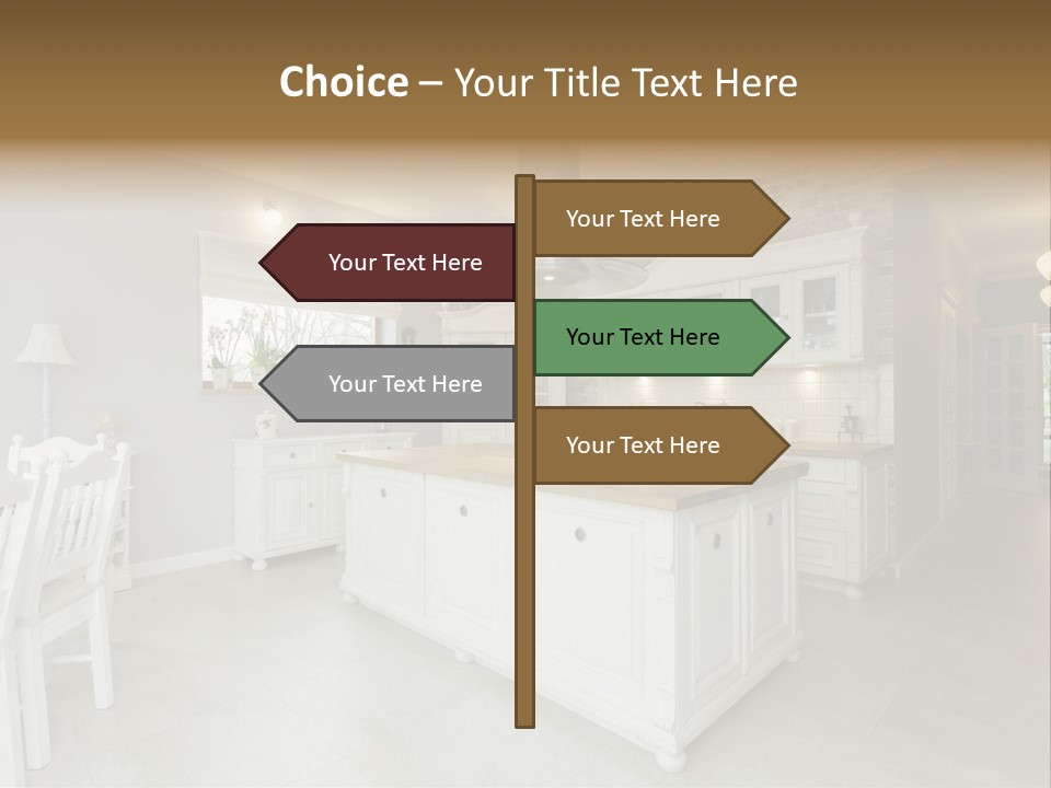 New Table Corridor PowerPoint Template