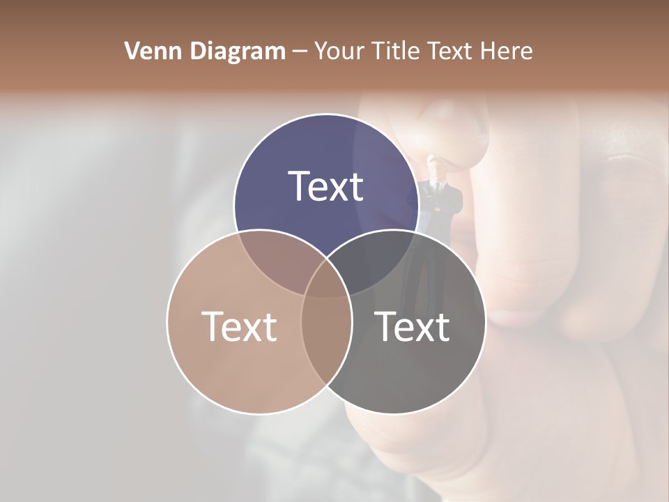 Male Reaching Finger PowerPoint Template