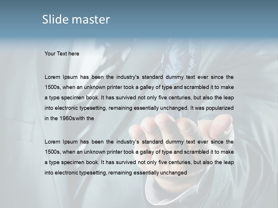 Open Work Agent PowerPoint Template