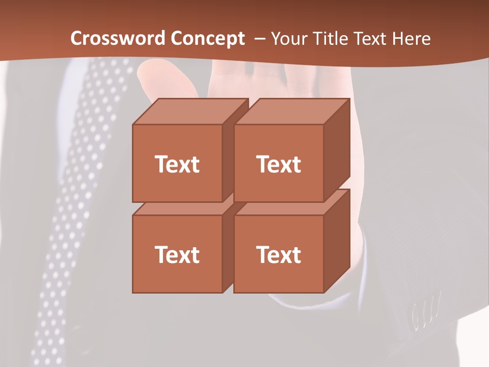 Businessperson Inspection Worker PowerPoint Template