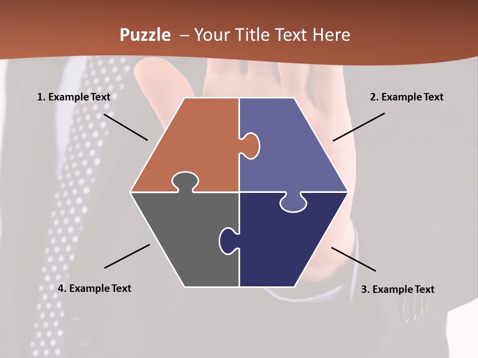 Businessperson Inspection Worker PowerPoint Template