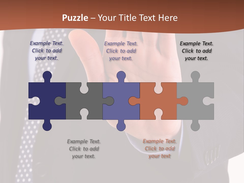 Businessperson Inspection Worker PowerPoint Template