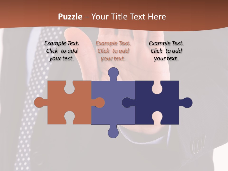 Businessperson Inspection Worker PowerPoint Template