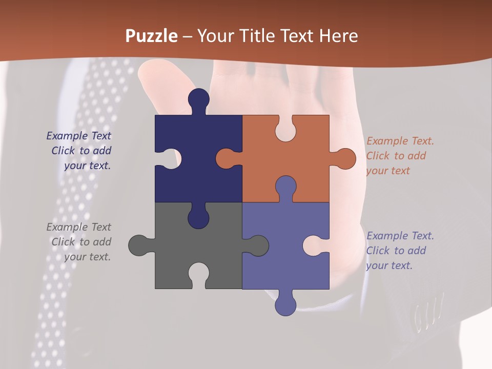 Businessperson Inspection Worker PowerPoint Template