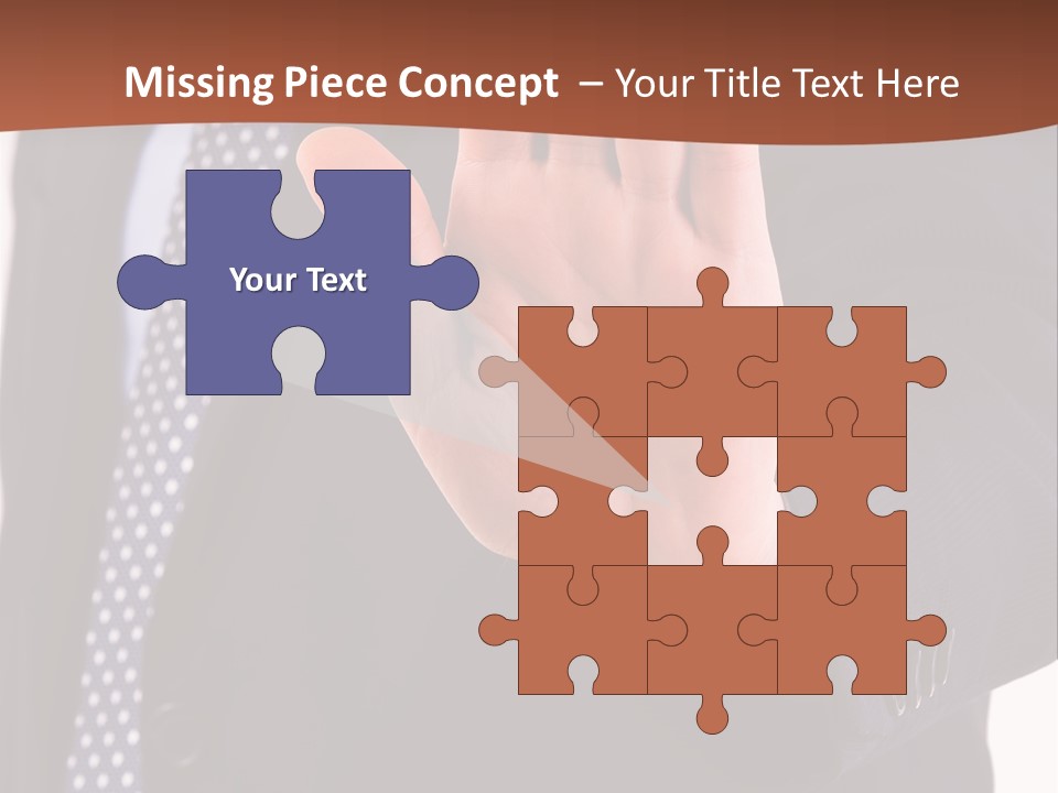 Businessperson Inspection Worker PowerPoint Template