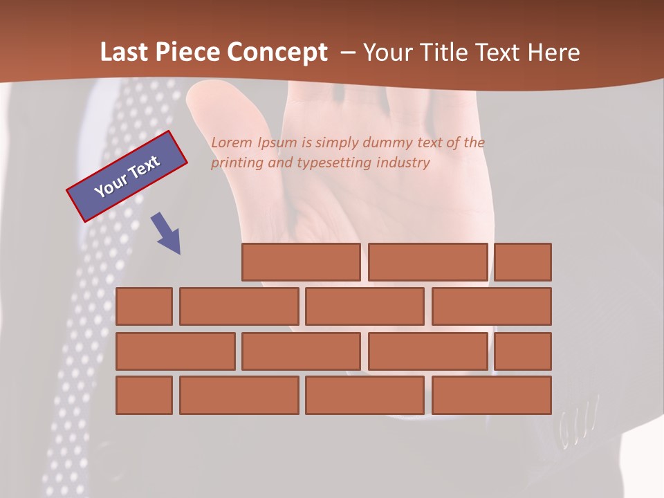 Businessperson Inspection Worker PowerPoint Template
