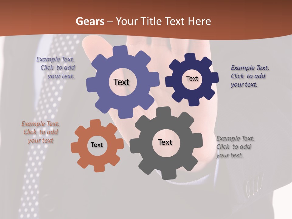 Businessperson Inspection Worker PowerPoint Template