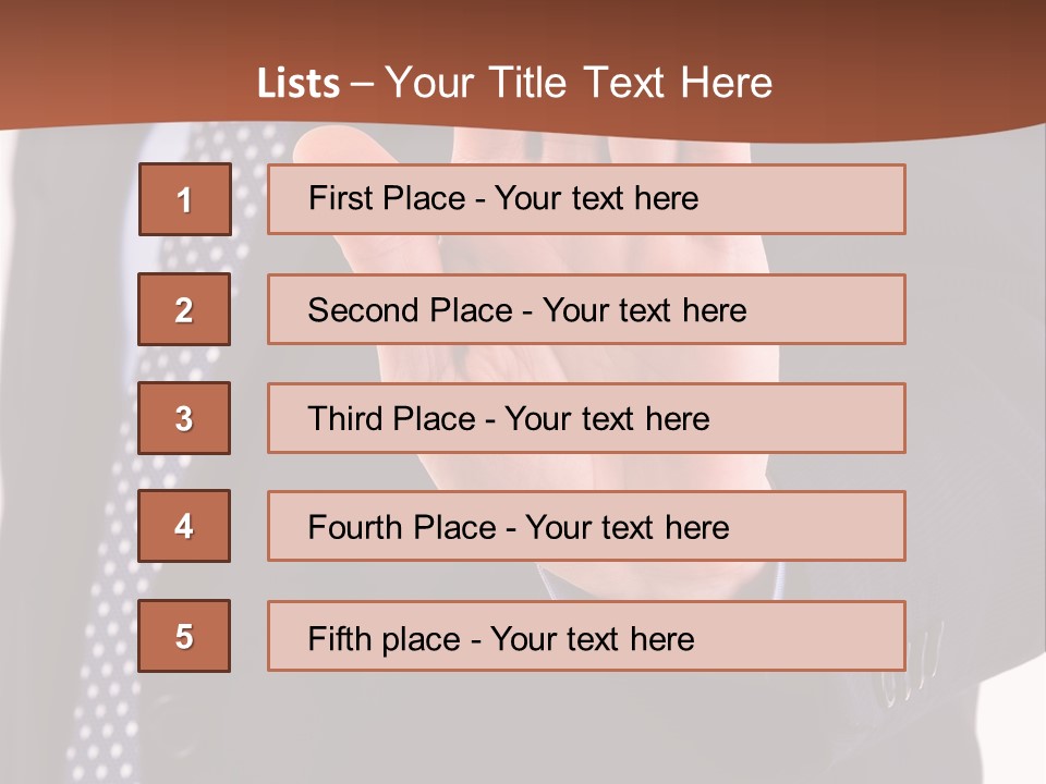 Businessperson Inspection Worker PowerPoint Template