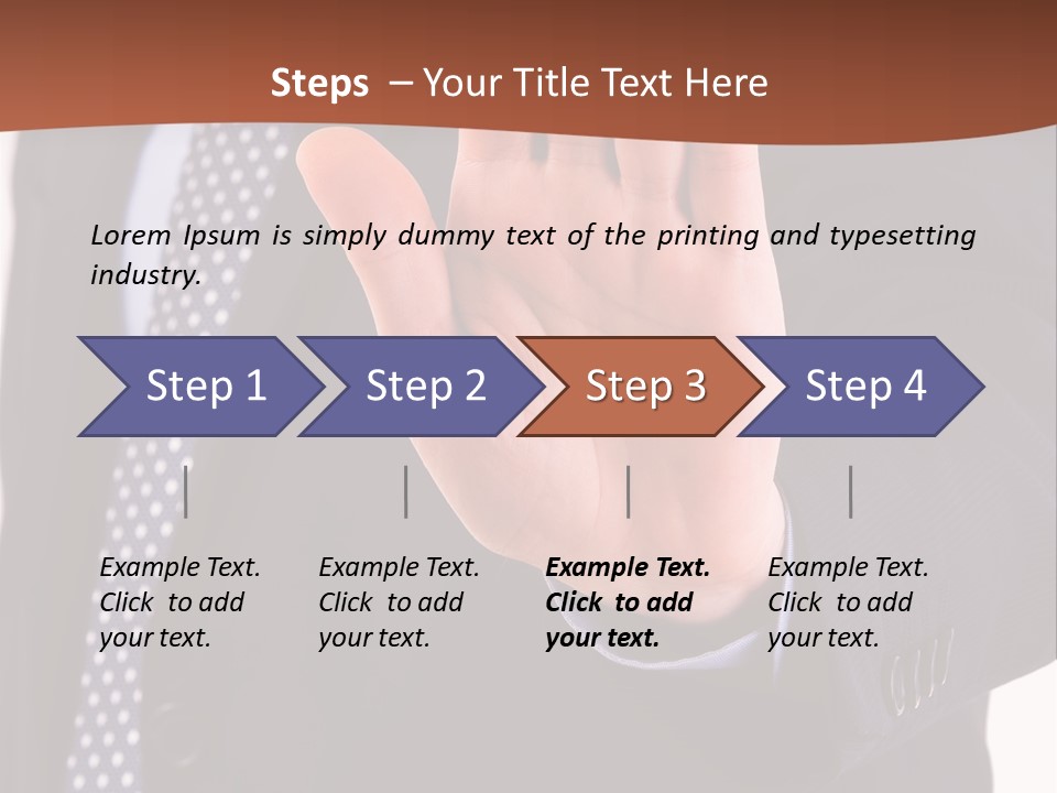 Businessperson Inspection Worker PowerPoint Template