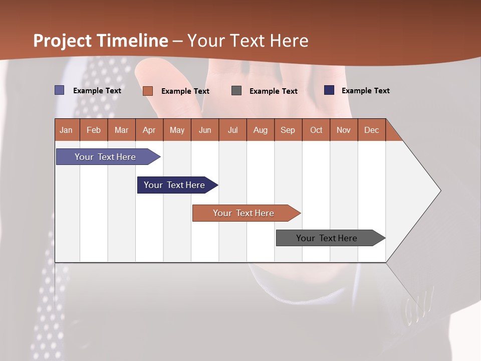 Businessperson Inspection Worker PowerPoint Template