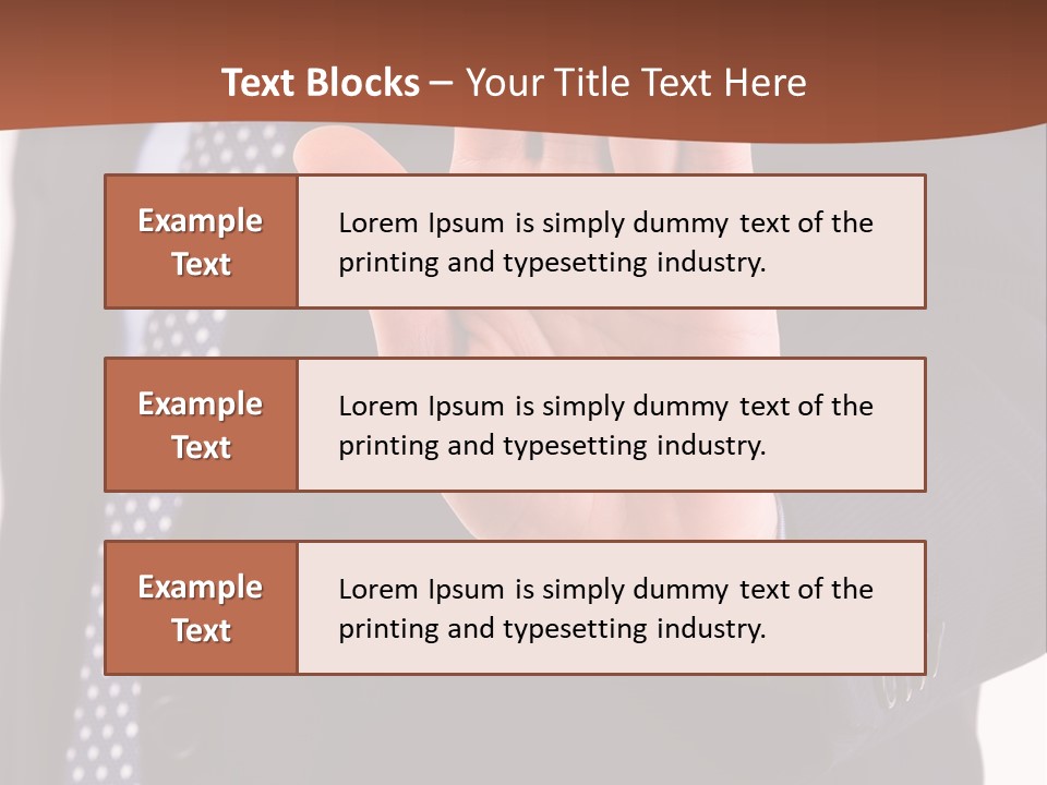 Businessperson Inspection Worker PowerPoint Template