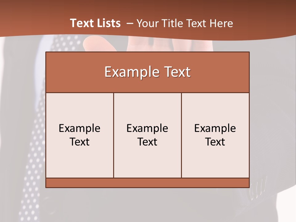 Businessperson Inspection Worker PowerPoint Template