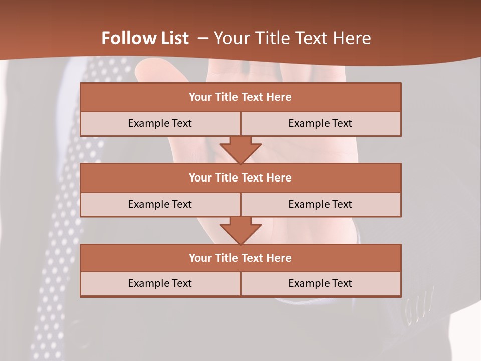 Businessperson Inspection Worker PowerPoint Template