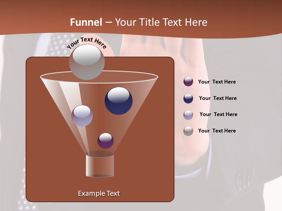 Businessperson Inspection Worker PowerPoint Template