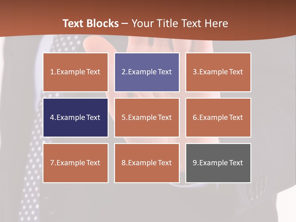 Businessperson Inspection Worker PowerPoint Template