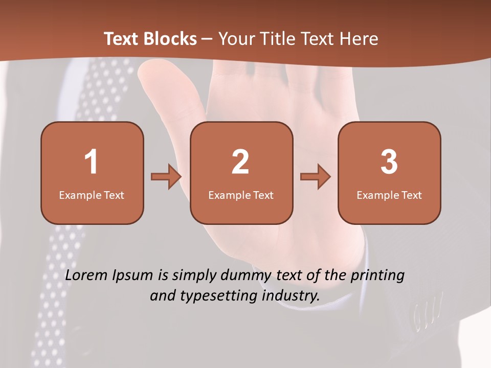 Businessperson Inspection Worker PowerPoint Template