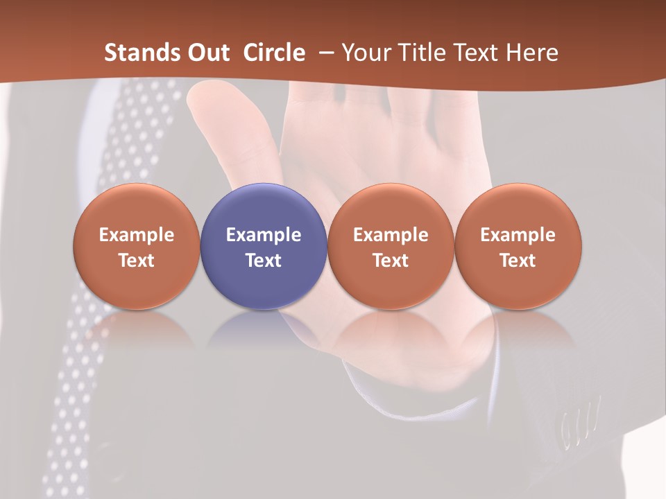 Businessperson Inspection Worker PowerPoint Template