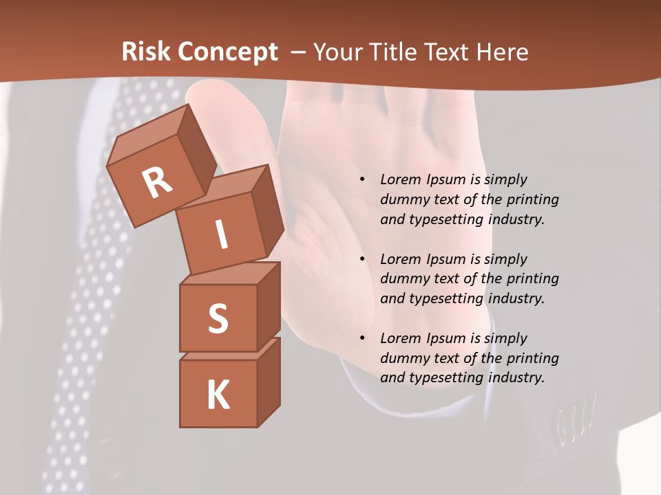 Businessperson Inspection Worker PowerPoint Template