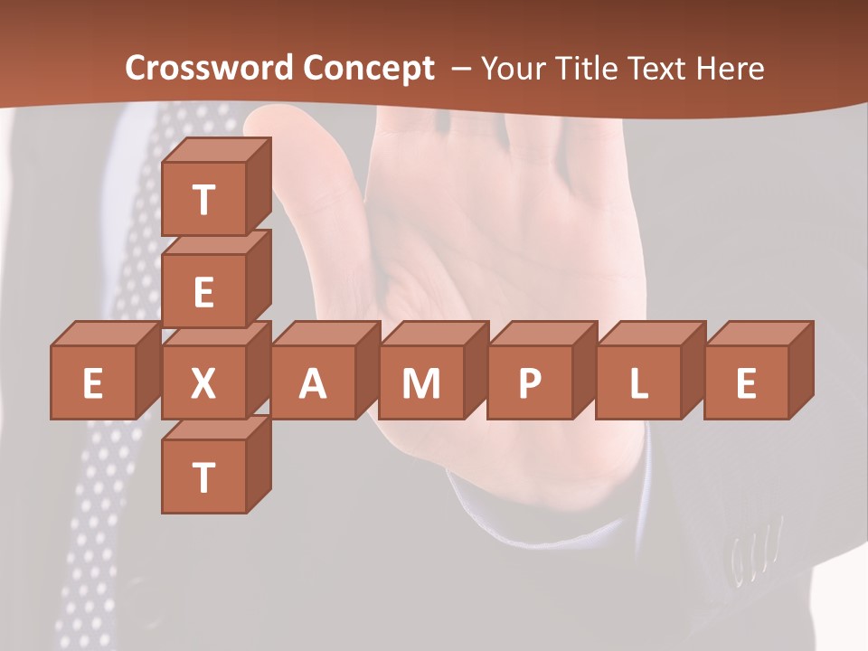 Businessperson Inspection Worker PowerPoint Template