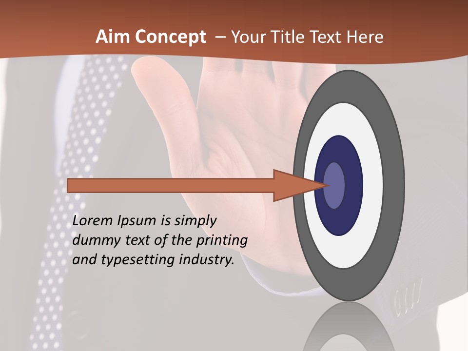 Businessperson Inspection Worker PowerPoint Template