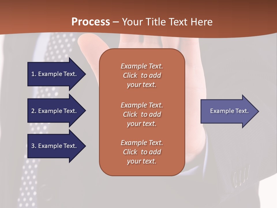 Businessperson Inspection Worker PowerPoint Template