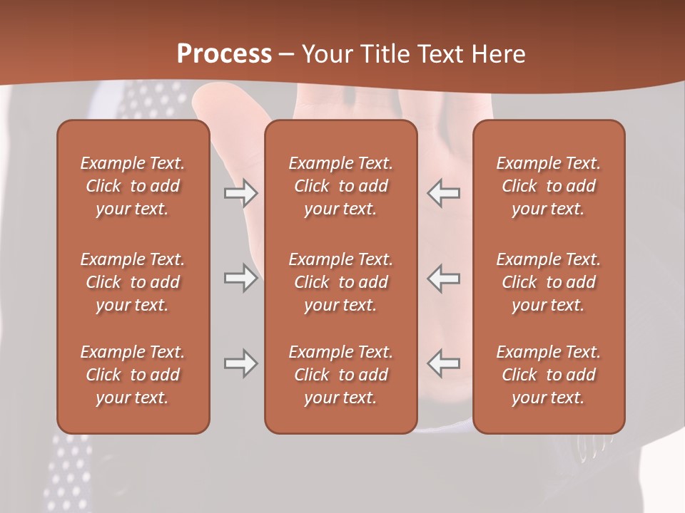 Businessperson Inspection Worker PowerPoint Template