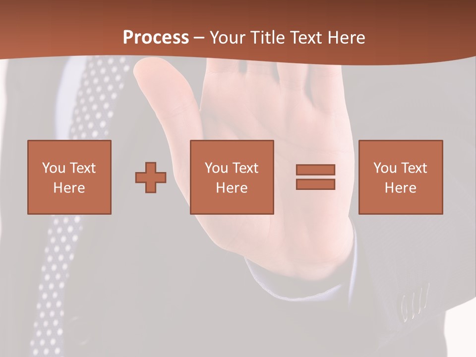 Businessperson Inspection Worker PowerPoint Template