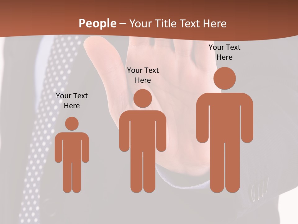 Businessperson Inspection Worker PowerPoint Template