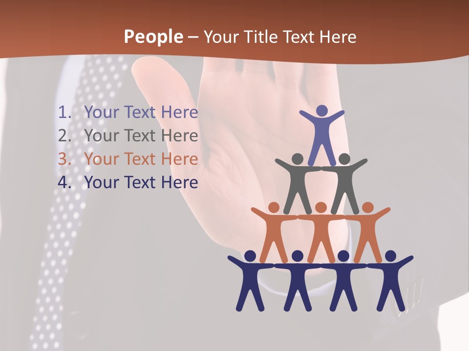 Businessperson Inspection Worker PowerPoint Template