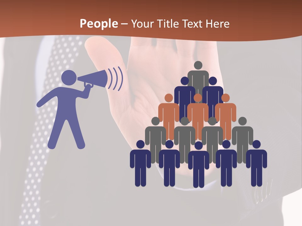 Businessperson Inspection Worker PowerPoint Template