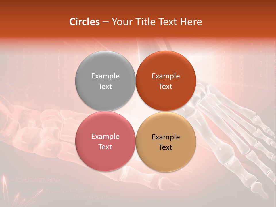 Structure Human Hand PowerPoint Template