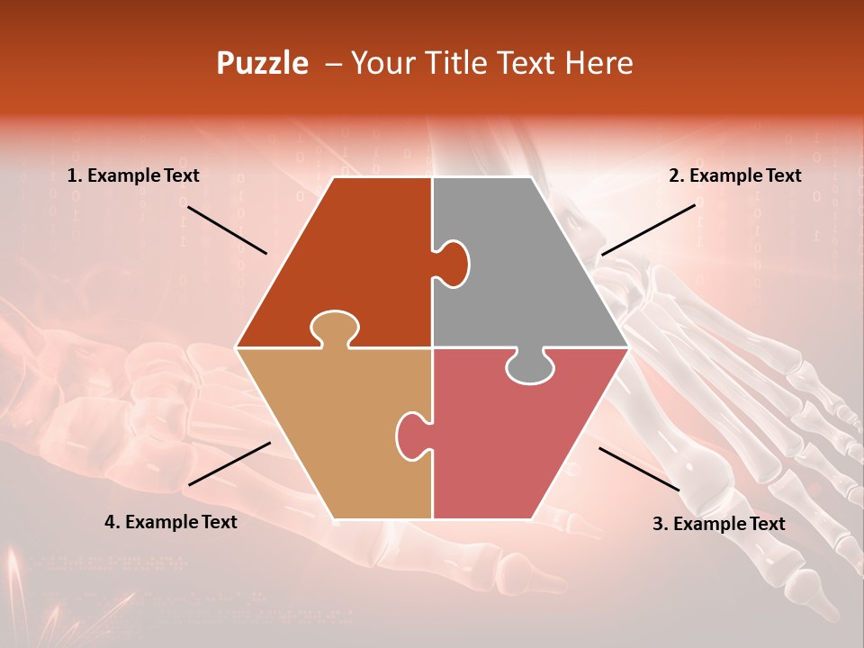 Structure Human Hand PowerPoint Template