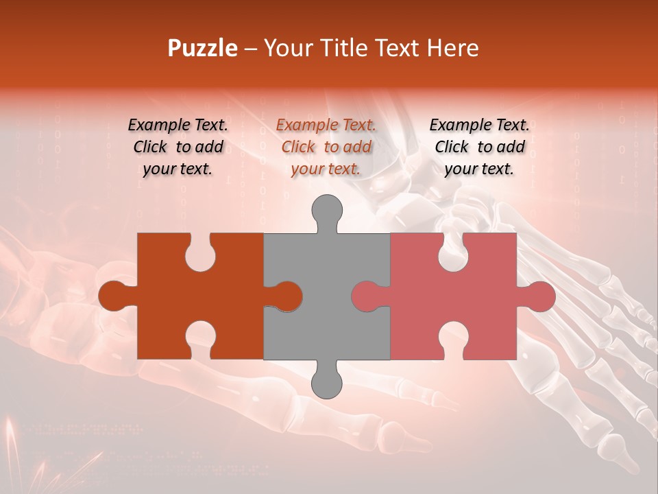 Structure Human Hand PowerPoint Template