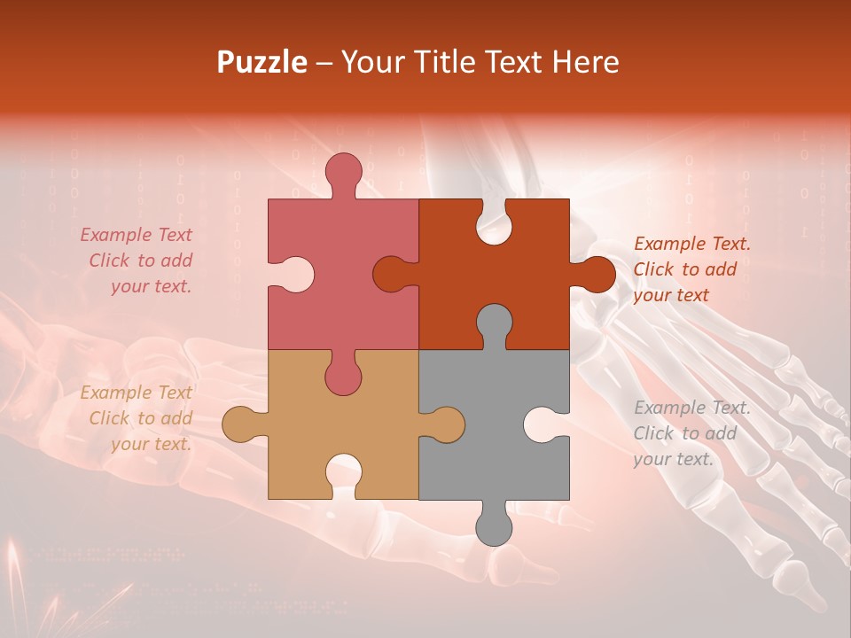 Structure Human Hand PowerPoint Template