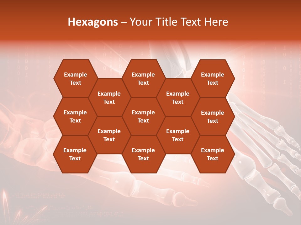 Structure Human Hand PowerPoint Template