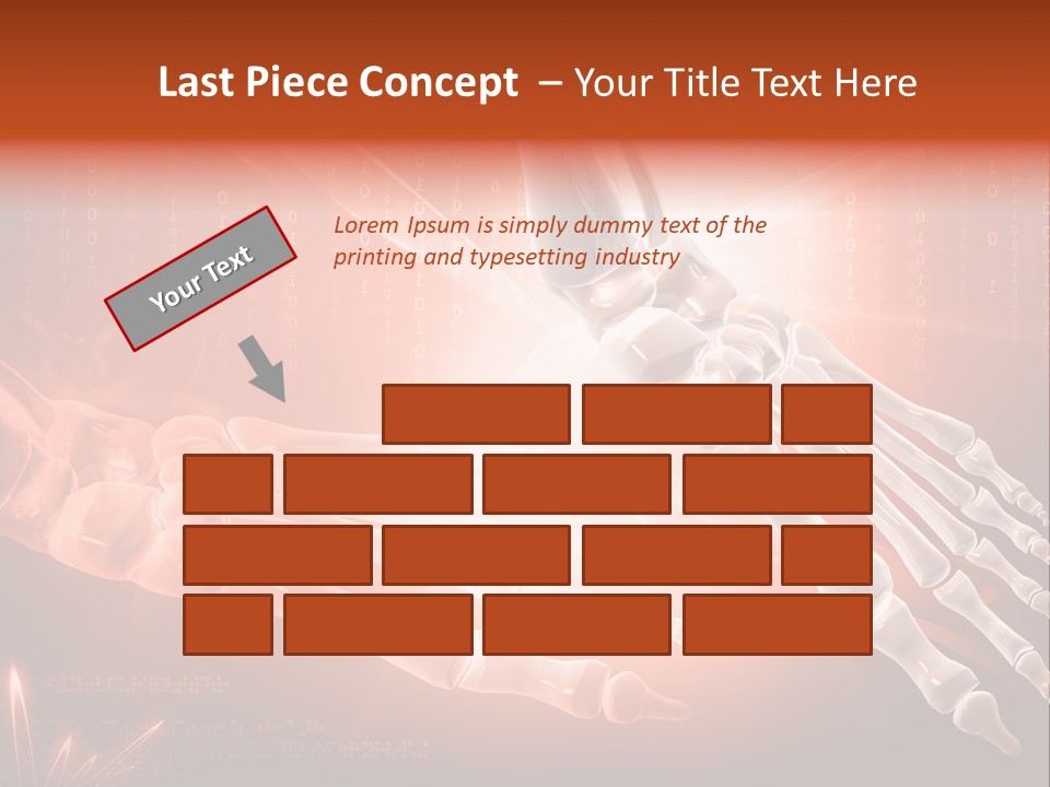 Structure Human Hand PowerPoint Template