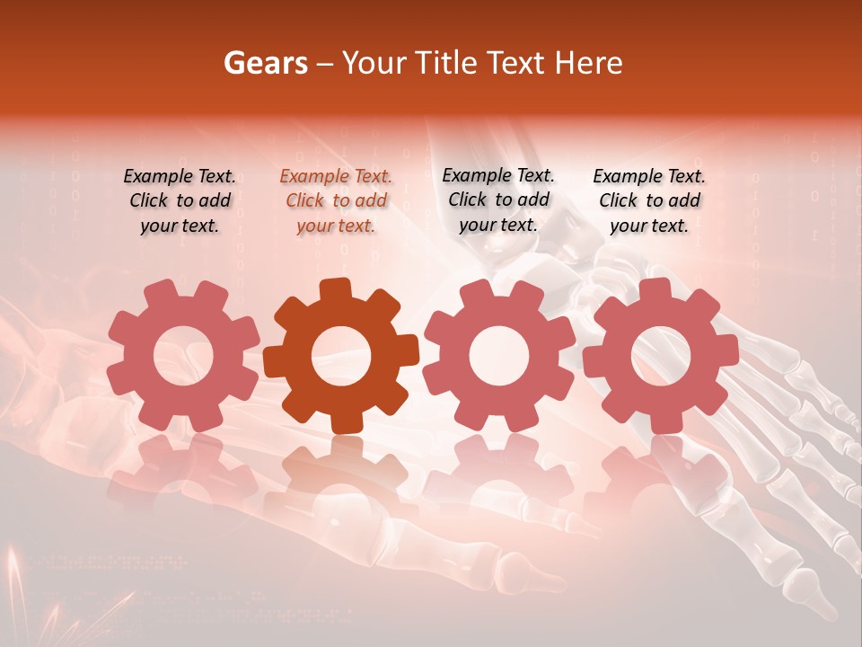 Structure Human Hand PowerPoint Template