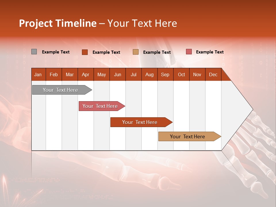 Structure Human Hand PowerPoint Template