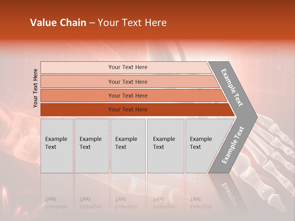 Structure Human Hand PowerPoint Template
