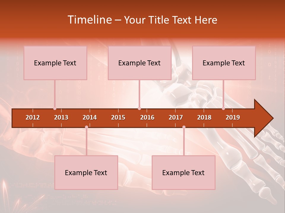 Structure Human Hand PowerPoint Template
